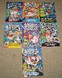 7 books of CAPTAIN UNDERPANTS: The Adventures of CU, CU and the Perilous, The Adventures of Super, The all new CU, CU and the Invasion, CU and the Attack, CU and the WrathTHE ADVENTURE OF C.U, The All New C.U. Extra-Crunchy Book o' Fun 2, C.U. AND TH